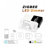 Gledopto Dimmer Google Home Amazon Alexa ZigBee LED Strip Light Controller ZigBee Dimmer Module