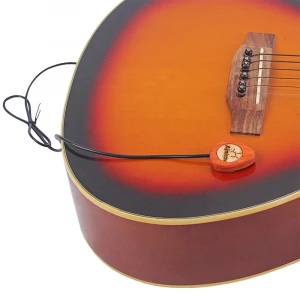 GMB627   wood  Piezo Contact Microphone Pickup For Guitar Violin Banjo Mandolin Ukulel Guitar Accessories