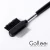 Import Gollee Factory Premium Eye Brow Makeup Tools Stainless Steel Brush Eyelash Comb from China