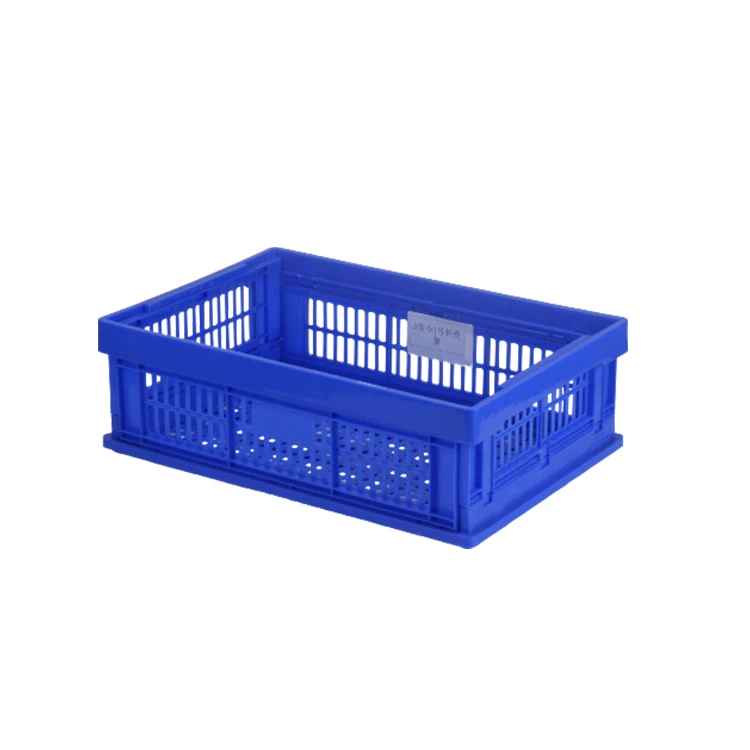 Guaranteed quality unique plastic folding storage basket vegetable crate