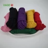 HAGO Wholesale Durable Natural Color Round Core Compound Rope 5mm 6mm Twisted 100% Cotton Cord Rope