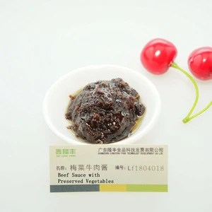 Halal Concentrated Fresh High Quality Beef Sauce Paste with Chinese Pickled Preserved Vegetables