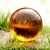 Import H&amp;D 40mm Asian Rare Natural Amber Obsidian Sphere with Stand Healing Stone Globe Quartz Photography Ball Crystal Craft Decor from China