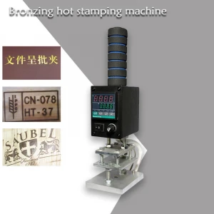 Handheld IPPC Branding Machine Hot Stamping Woodworking Small Manual Bronzing Pressing Trademark Marking Machine