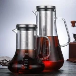 handmade pour over glass coffee dripper maker