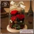 handmade preserved flowers with glass jars as gifts