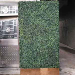 Hanging Wall Plants Outdoor Artificial Boxwood Hedge Wall, Artificial Green Grass Panel, Hanging Wall Plants Outdoor