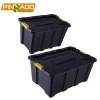 Hard Safety Plastic Case Tools Storage Box,55L Heavy Duty Storage Box With Clips