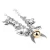 Import Harry Potter flying thief combinatcharm alloy hand chain the wing keys jewelry silver tone romance bracelet gifts from China