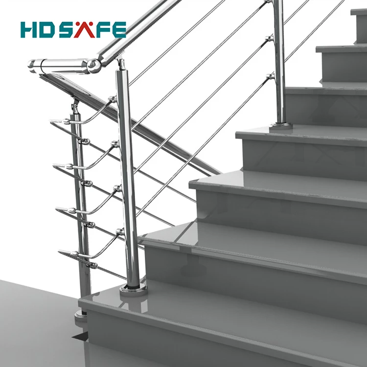 HDSAFE Balusters Stair Stainless Steel Modern Stair Railing, Indoor Graphic Design Online Technical Support Flooring HD84-02B >8