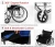 Import Health Care Folding Ultralight All terrain Lightweight Portable Wheelchair from China
