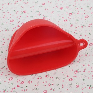 Heat resistant cheap Silicone Oven Grab Mitt silicone finger Glove Grip Oven Pot Holder