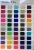 Import heat transfer printing flock material color swatch from China