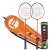 Heavy badminton racket cheap badminton racket badminton racket custom with bag and balls