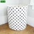 Import Heavy duty canvas recycled cotton rope handled laundry basket customized large size Christmas round storage bag from China