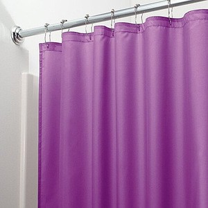 Heavy-Duty Magnetic Shower Curtain Liner - Purple