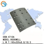 Heavy Truck Brake Lining OEM 19935 for Renault