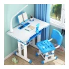 height adjustable ergonomics wooden children pink desk kids study table and chair