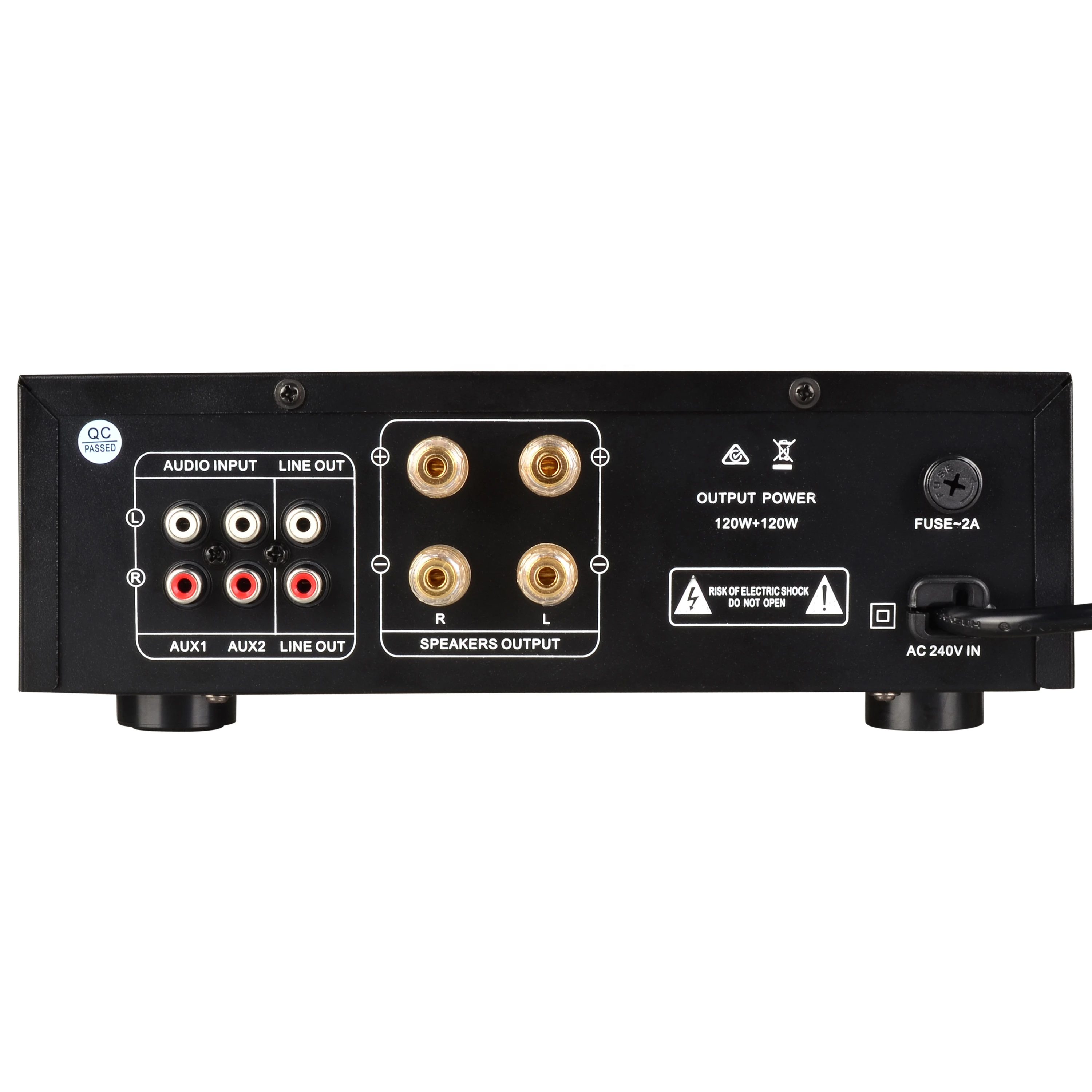 HIFI Audio Amplifier with Remote 2.0 Home Stereo Amplifier