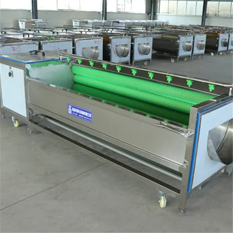 Buy High Efficiency Root Vegetables Cleaning Machine Brush Washing And ...