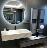 High End Furniture Mirrors Bathroom Vanity with Decorative Wall Mount Mirror