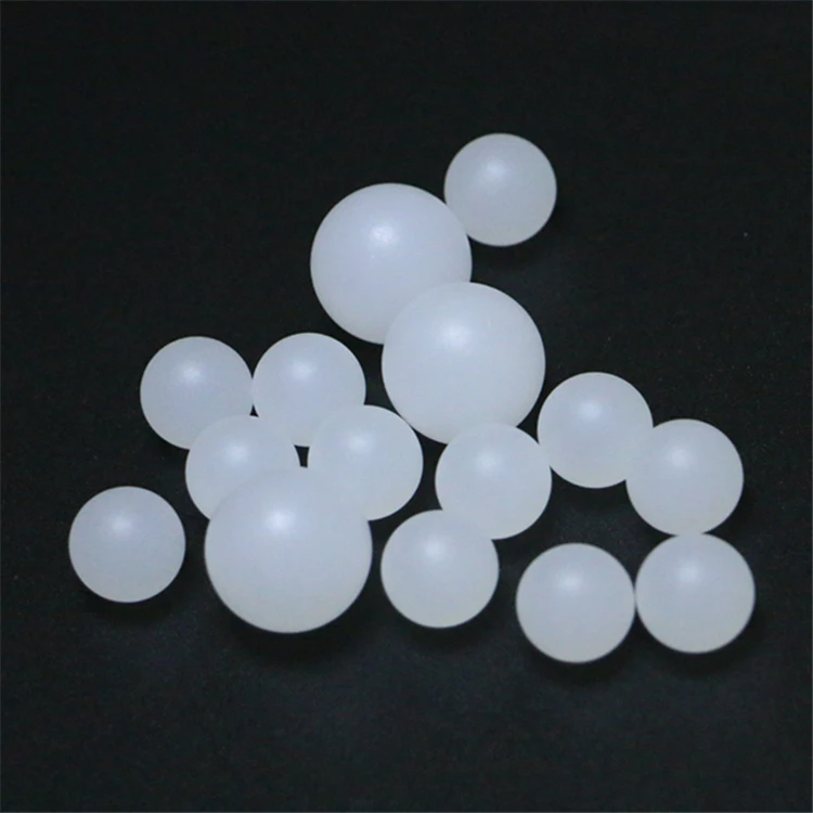 High grade 4.763mm 2mm 12.7mm  PP HDPE POM PA66 hollow plastic balls