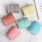 High-grade Colorful Faux Suede Leather Fabric Cord for Girls Jewelry Necklace