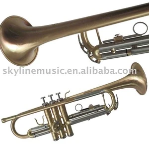 High grade satin finish Bb trumpet