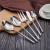 High-grade Stainless Steel Gold-plating Flatware set 12pcs /Cutlery set/Dinner Knife,fork,spoo/Tableware /Gift of Promotion G57