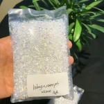 high quality and cheap transparentGlass water drillbare diamond crystal  1.2mm crystal Elves