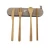 Import High Quality Bamboo Cutlery Set Reusable Includes Bamboo Knife Fork Spoon And Straw from China