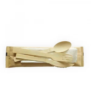 High Quality bamboo disposable cutlery Compostable Disposable Bamboo Spoon