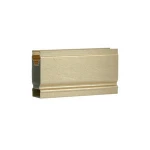 High quality brushed surface electrophoresis  anodizing aluminum curtain wall profiles
