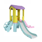 High Quality Children Amusement Park Kindergarten Kids Playhouse Indoor Playground Equipment Plastic Play House With Slide Toy
