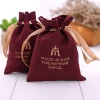 High Quality Custom Velvet Drawstring Bags Gift Pouch Wholesale Velvet Bag