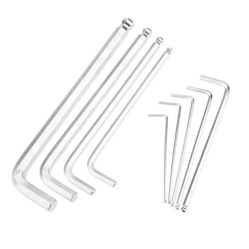 High Quality Durable  Ball End Hex Wrench Allen Key Metric Allen Ni Plating