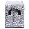 High quality factory bsci nonwoven foldable fabric storage box Drawer Three Layers Low Price