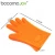 Import High quality factory customized wholesale Heat Resistant oven Smooth  clean silicone gloves from China