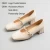 Import High Quality Fashional Beige/Apricot Shoes Heels Women Platform Heels Shoes Womens Pumps from China