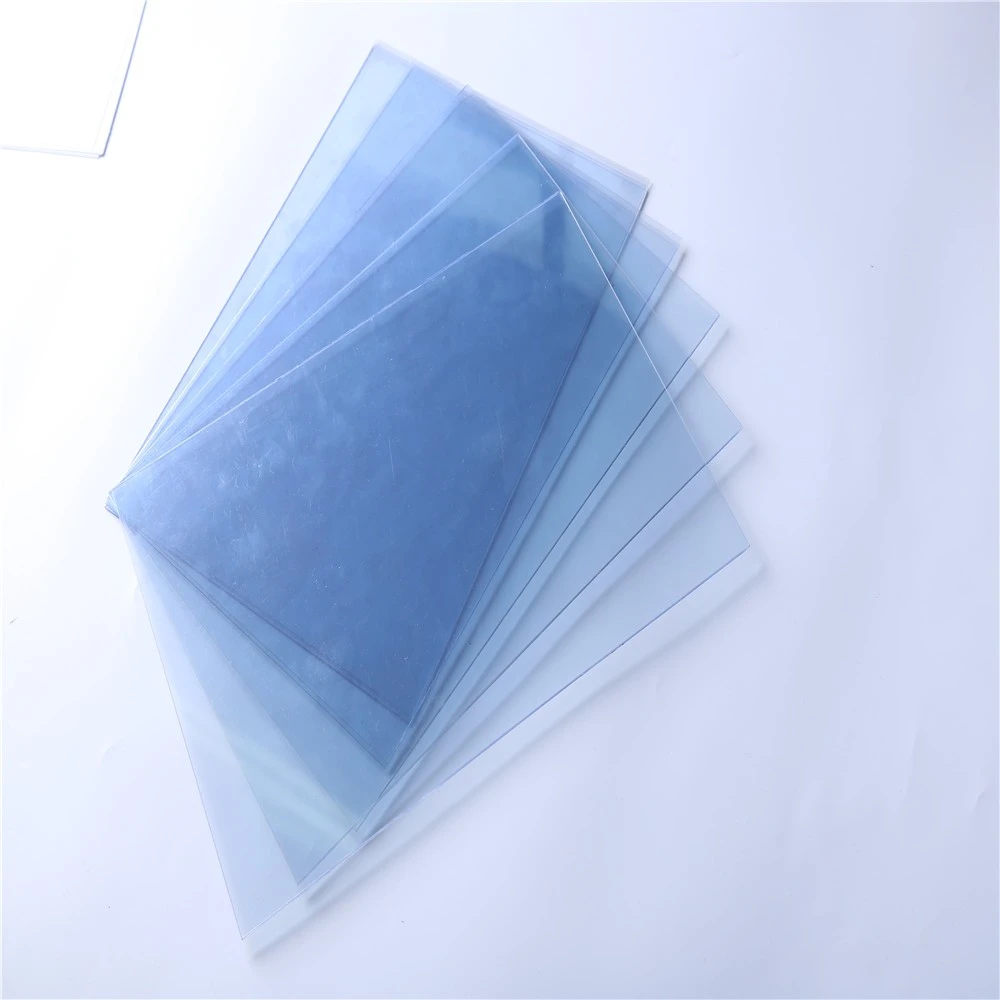 High Quality Light Blue PVC Transparent Rigid Plastic Sheet