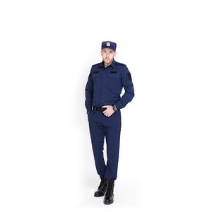 High Quality Long Sleeve Black Security Guard Uniform