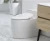 High quality modern home sanitary white round european soft close bathroom electric heated bidet smart toilet seat