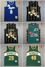 High quality N-B-A mens basketball jersey all star Allen Iverson #3 breathable basketball shirt sports men cothing wholesale
