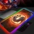 Import high quality nti-slip rubber dropshoping  custom mouse pad gamer rgb from China