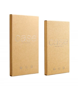 High Quality Pull-Out Print logo Mobile Phone Case Packaging Box Kraft Paper Box