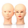High quality Soft wig display head cheap no-makeup mannequin head for sale