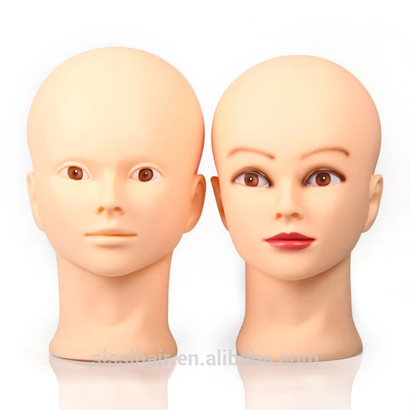 Wholesale mannequin head for wigs with makeup Mannequin Heads & Display  Racks 