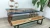 High quality solid wood crystal clear bar table top epoxy resin dining table