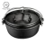 Import High quality stock pot & frying pot outdoors camping hanging cast iron dutch oven set from China