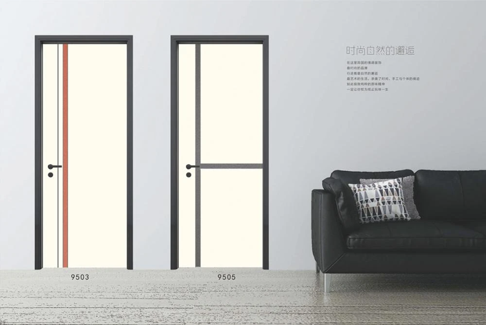 High Quality Waterproof Interior Wpc Wood Doors for Hotel Room